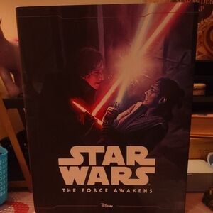 Disney Star Wars: The Force Awakens Red and Blue Duel Art